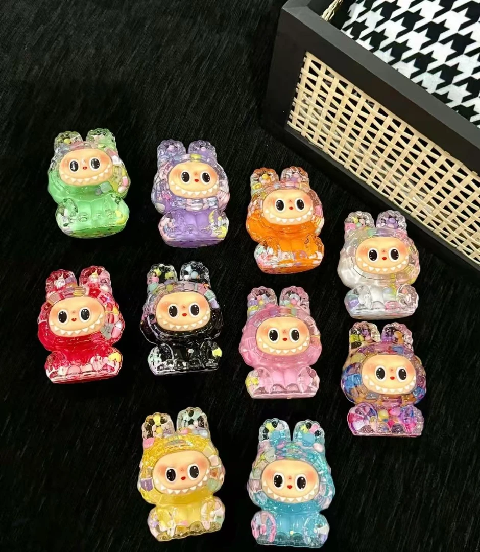 【直播拆】香味夜光流沙创意手工桌面摆件拉布布