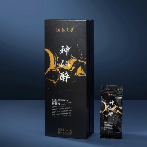 岩壑流泉.神仙醉.仙人岩大红袍.一盒12泡