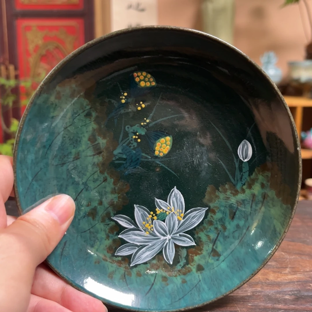 柴烧手工手绘陶瓷
