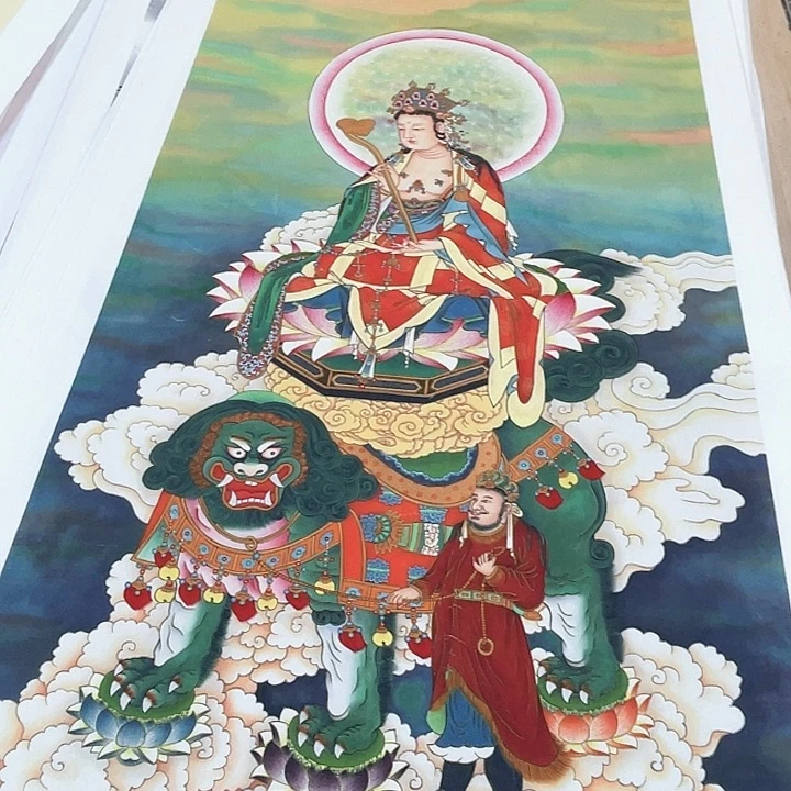 国画稍微有点折痕