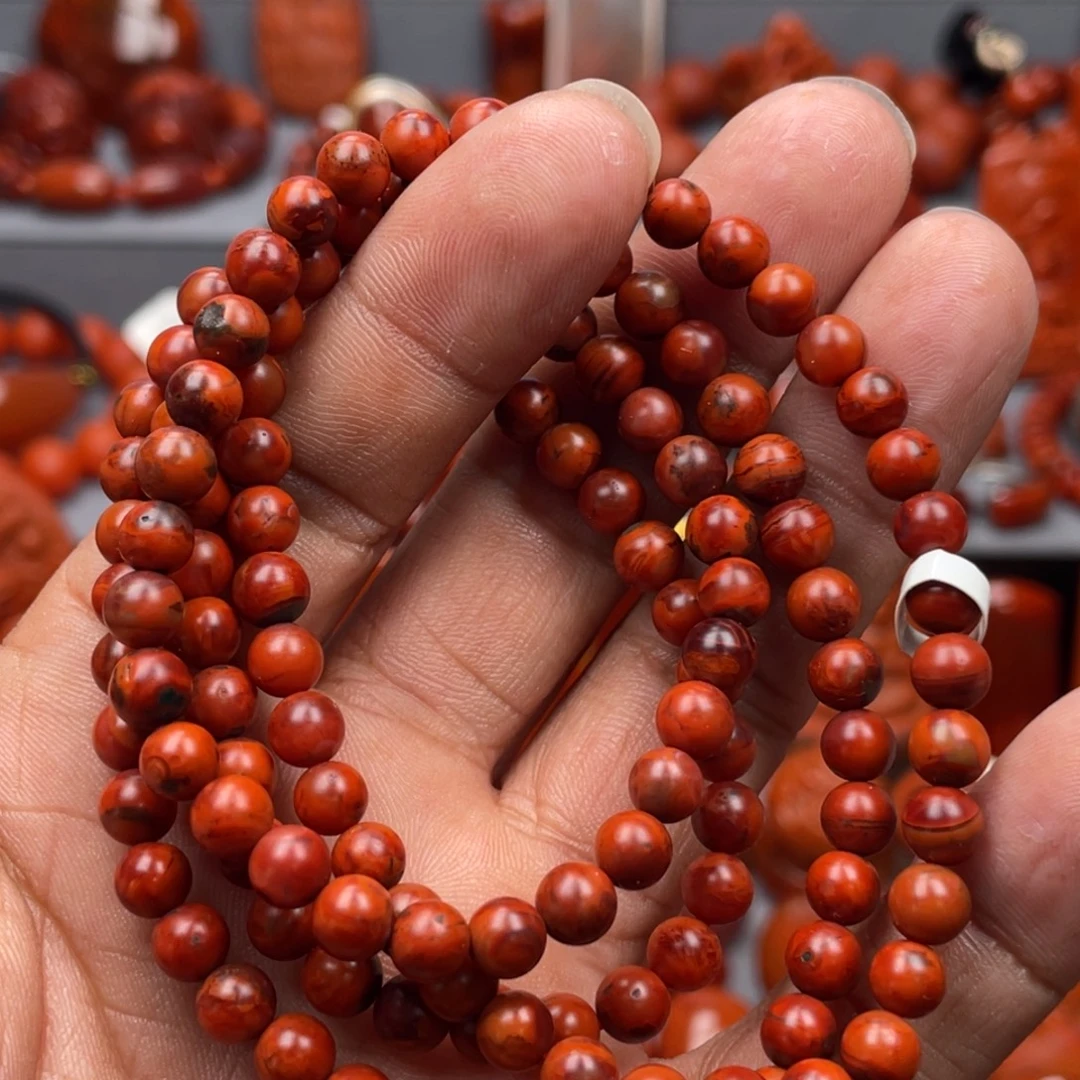 南红玛瑙未镶嵌珠宝奇石多圈5➕