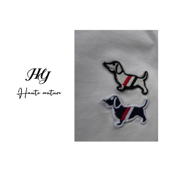 HY【063号链接】“汤米小狗” 休闲宽松透气潮流印花百搭情侣圆领T恤