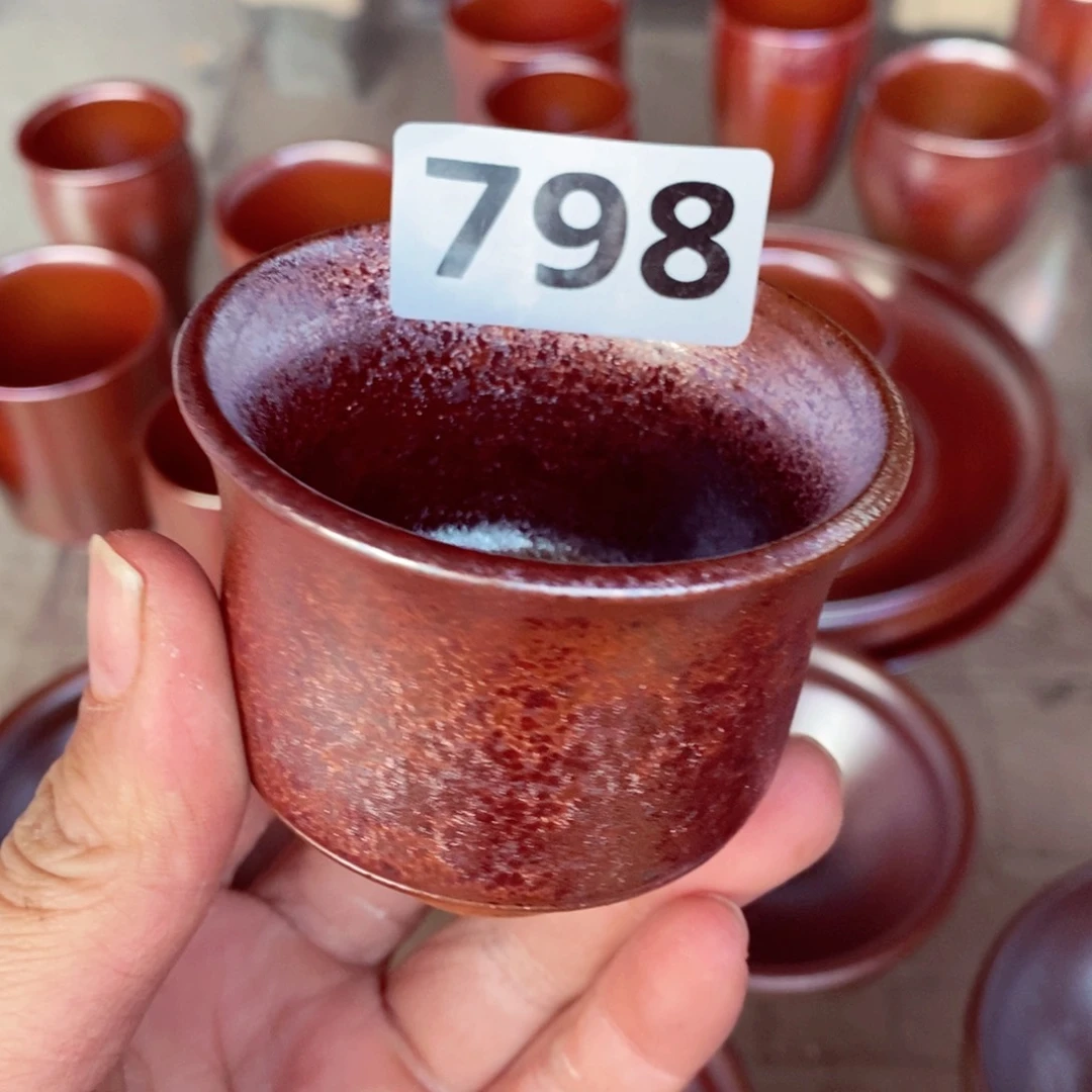 柴烧茶具陶瓷杯子