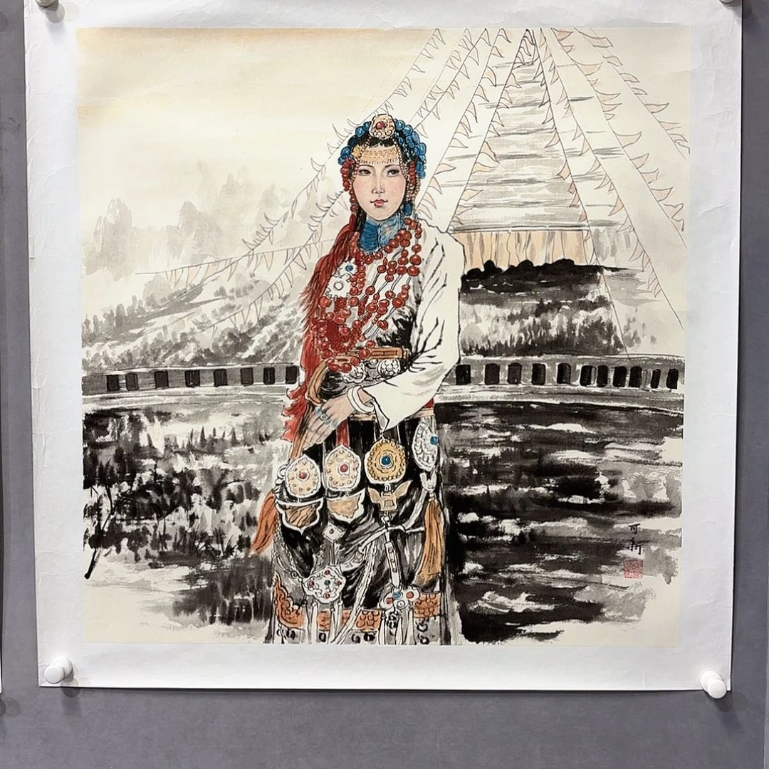 国画国画纯手绘作品请放心去藏