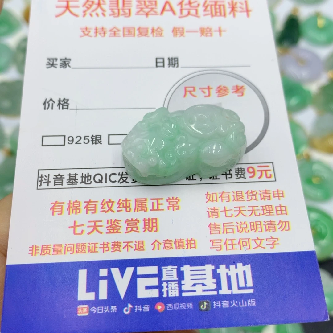 翡翠颈饰未镶嵌翡翠