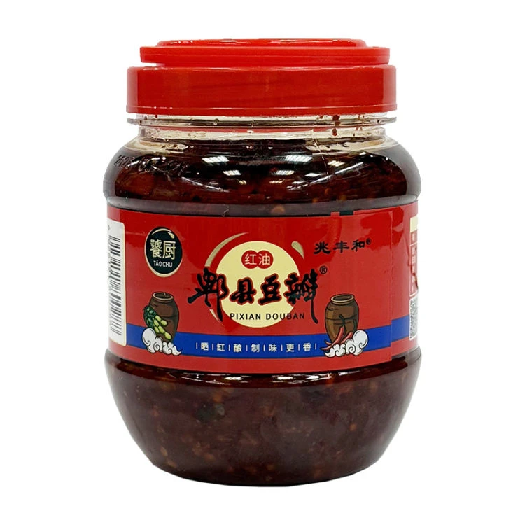 饕厨 红油郫县豆瓣500g/瓶
