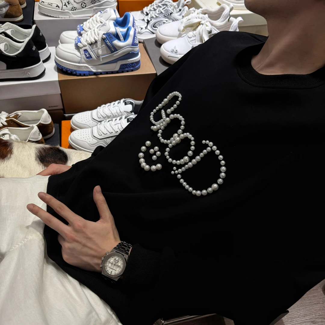 25ss允初  GOOD王嘉尔烫珠空气层卫衣 1.5k断货YUCNU-9168