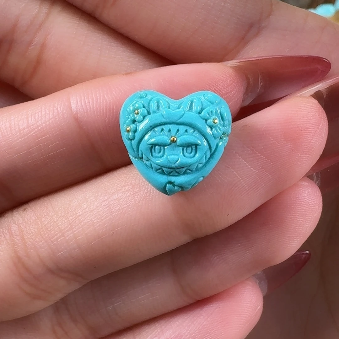 千***龙绿松石未镶嵌吊坠(不含链)