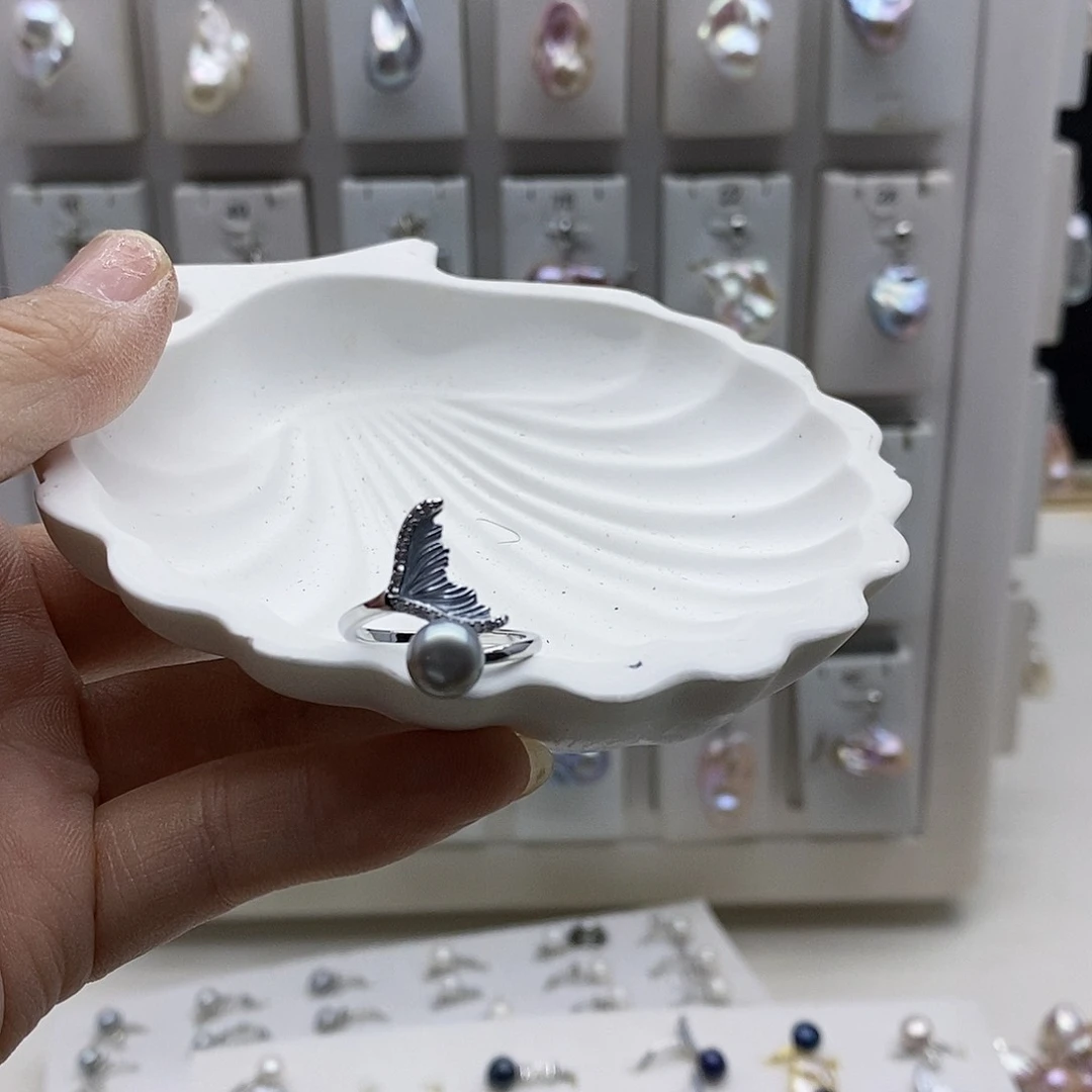 颈饰合金淡水珍珠