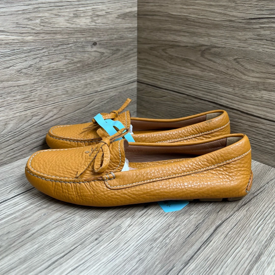 95新 Prada/普拉达 金属Logo乐福鞋 37.5码/98新