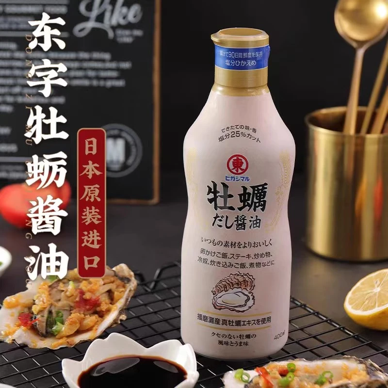 日本进口东字播磨滩东丸牡蛎酱油 生蚝酱油海鲜酱油拌饭蘸料400ml