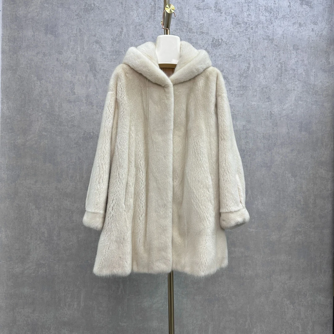 福利珍珠米原色78长冬季外套