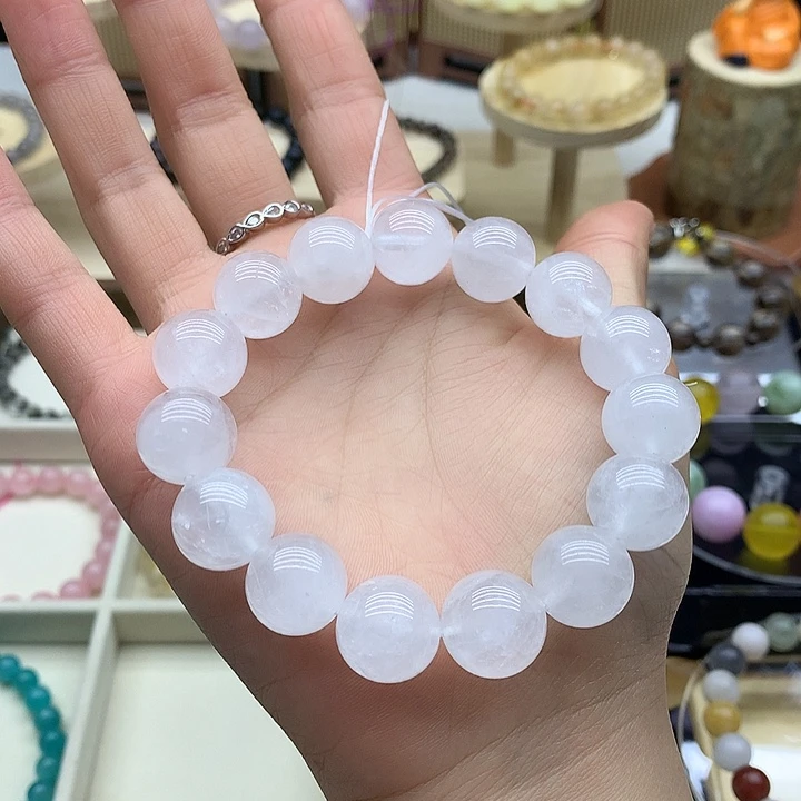 水晶手链未镶嵌白幽灵