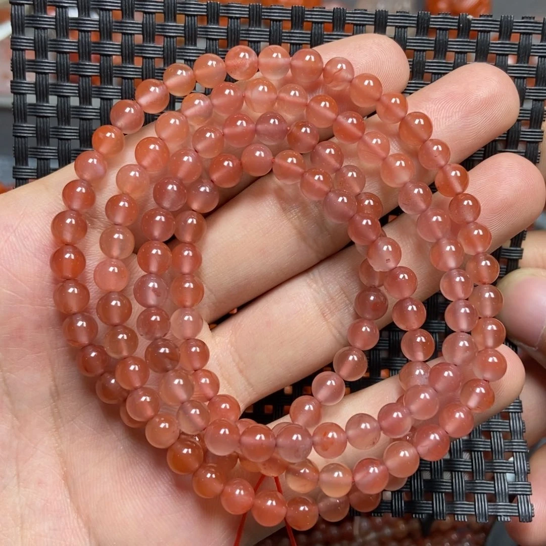 【闪购商品】南红玛瑙手链未镶嵌5+’mm