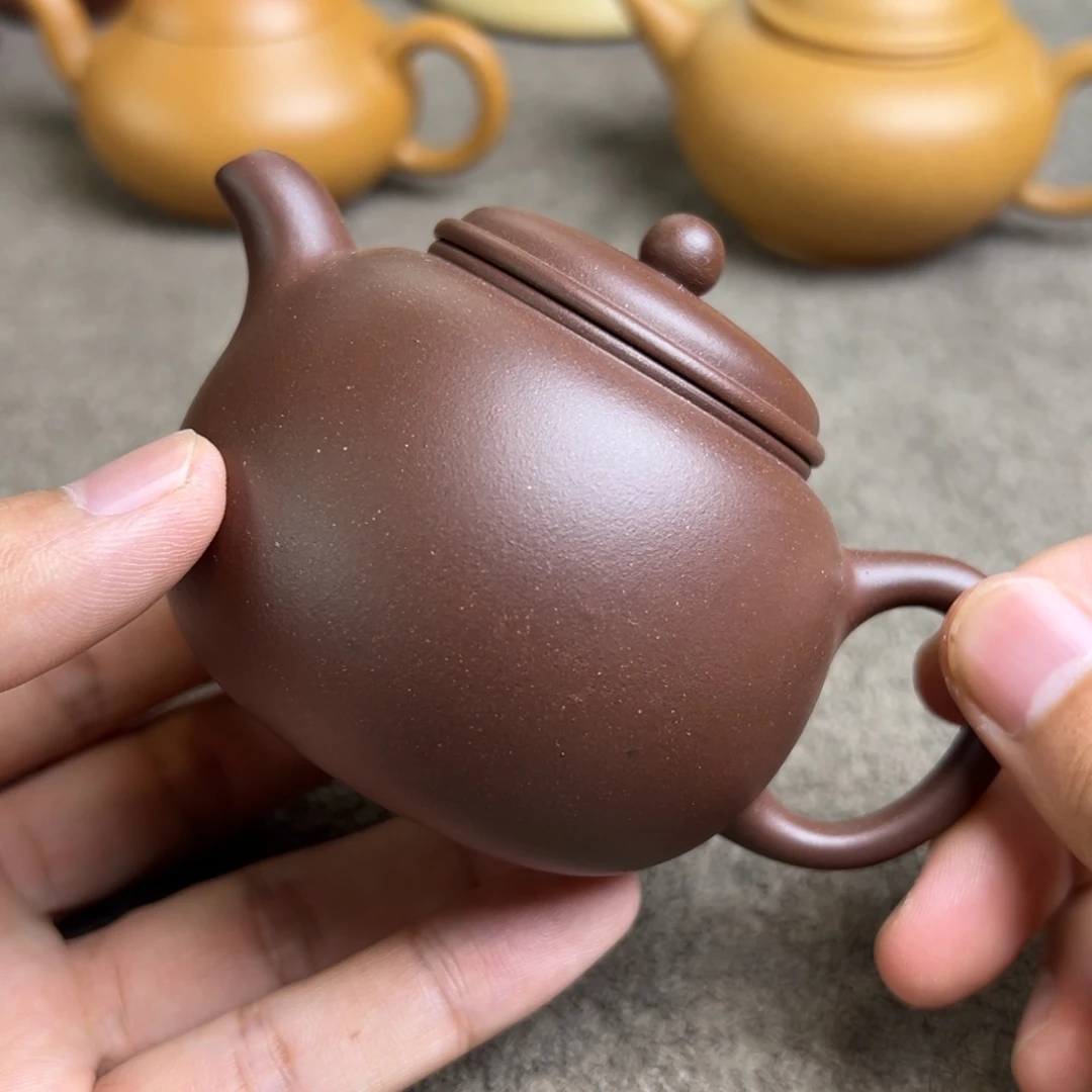 三***哥茶壶朱泥黑紫泥匏尊