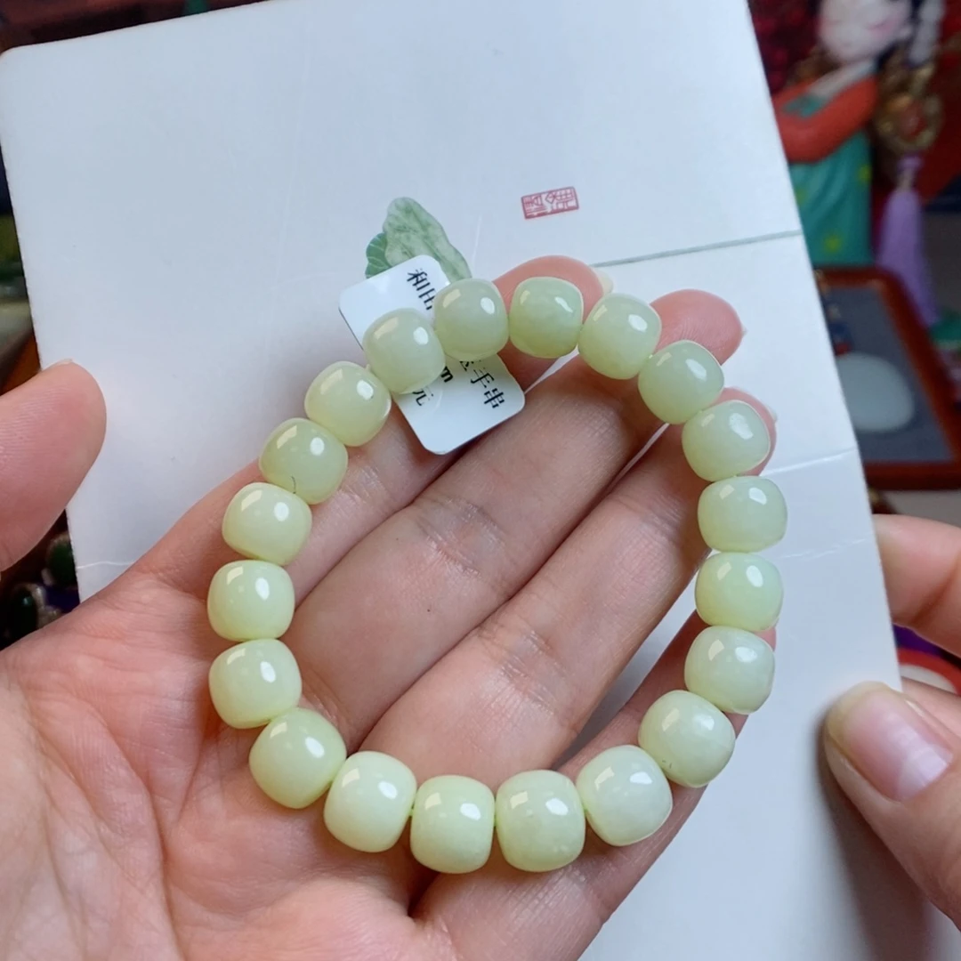 和田玉手链未镶嵌