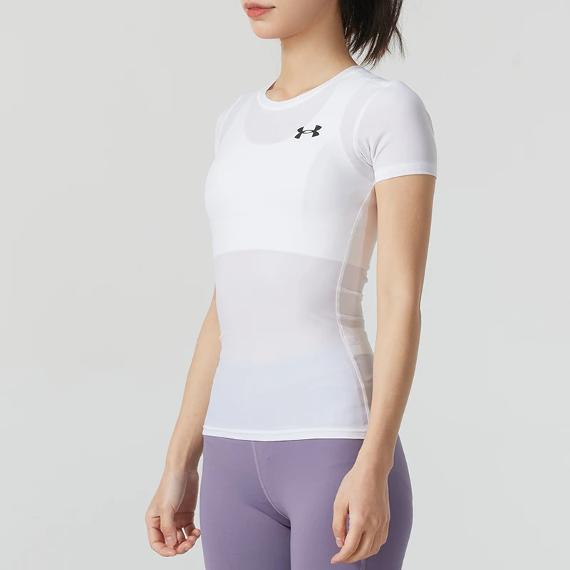 【专属】安德玛紧身短袖女装2025新款运动健身训练服 1387562