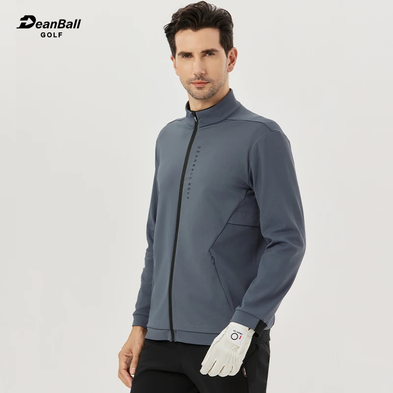 DEANBALL高尔夫男装风衣新款薄绒弹力立领外套GOLF运动时尚球上衣