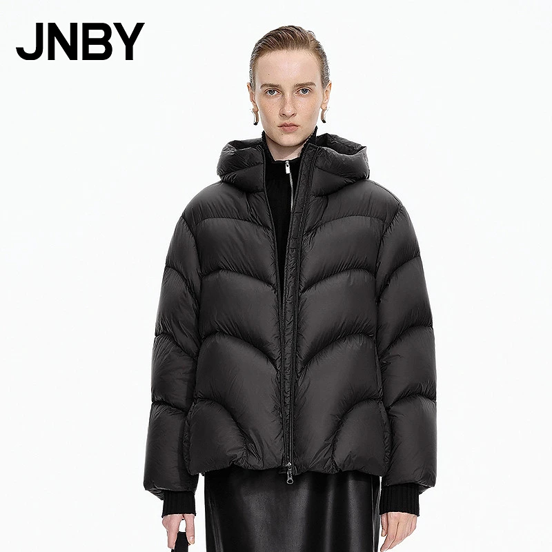 【商场同款】JNBY/江南布衣25冬羽绒服泡芙宽松连帽5P0C10440