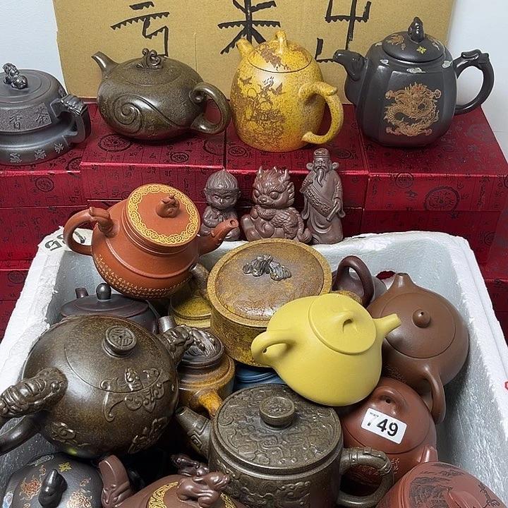 茶壶紫砂紫砂微瑕 亏米出
