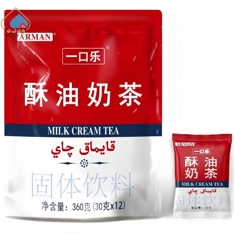 阿尔曼一口乐酥油奶茶360g甜味速溶固体饮料独立袋装750g新疆特产