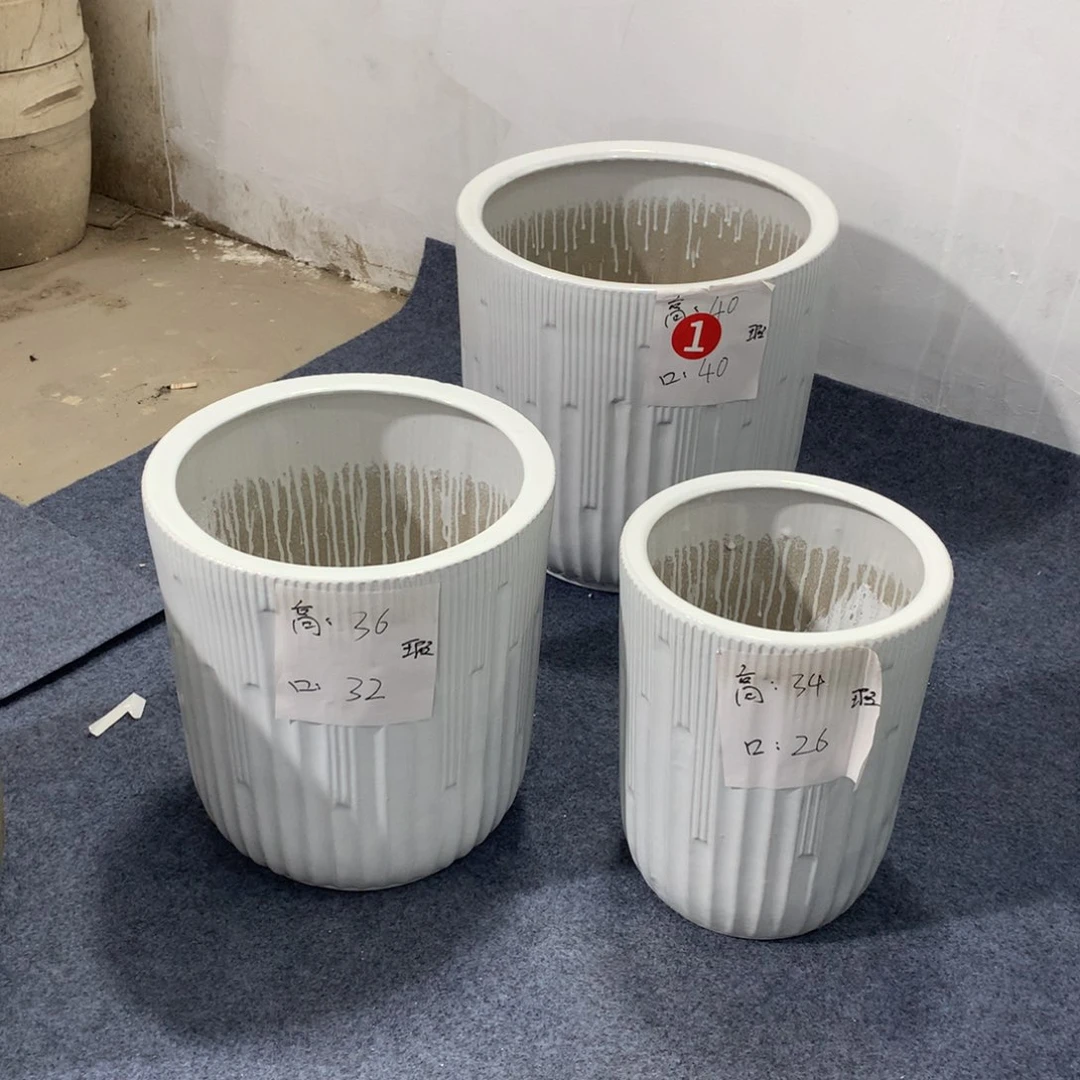 高温陶瓷花盆微瑕