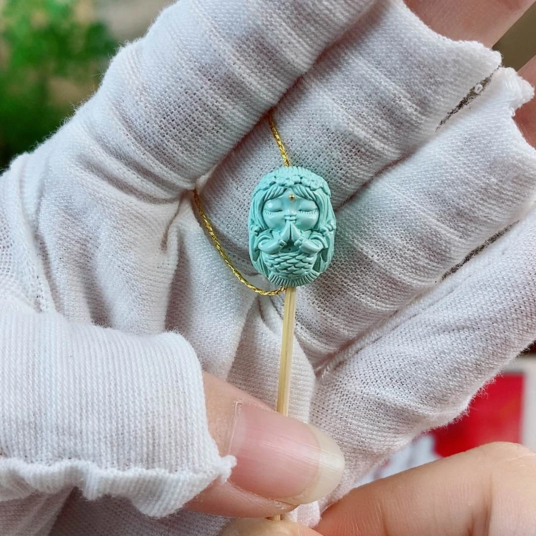 未镶嵌绿松石珠宝奇石