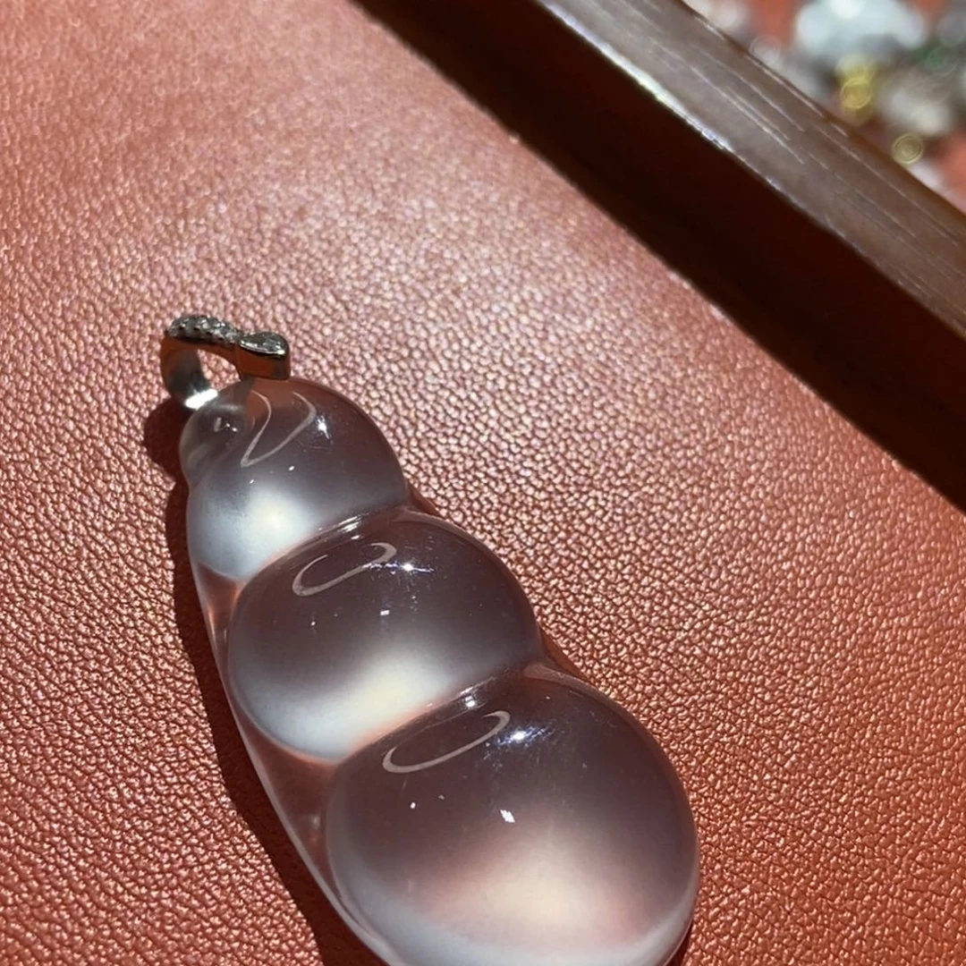 ＾****石英质玉银S925镶嵌颈饰