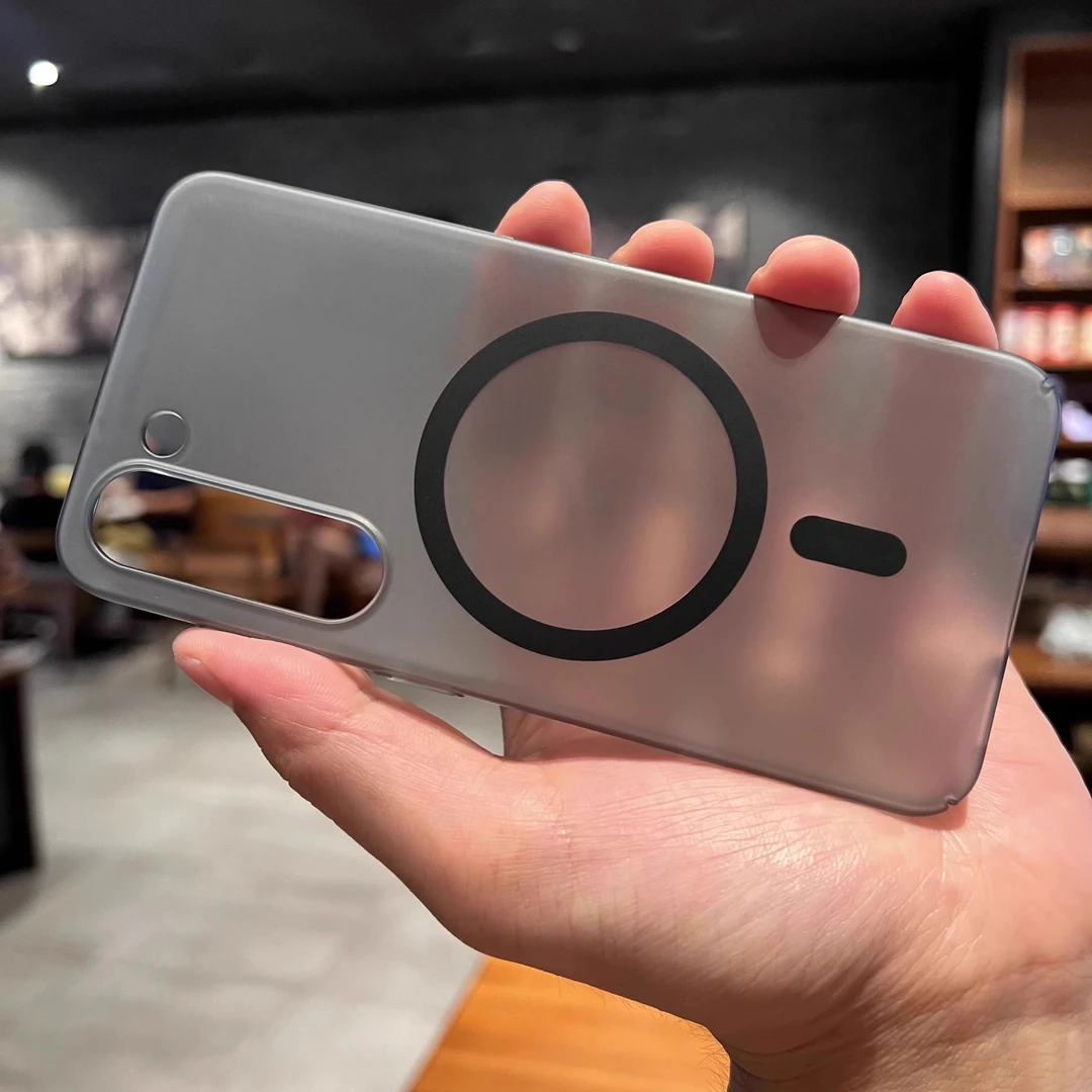 适用三星S25手机壳新款磁吸三星GalaxyS25ultra磨砂s24+防摔硬壳