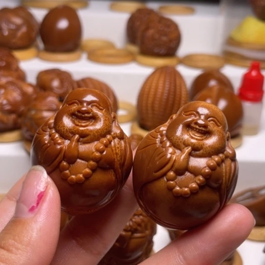 橄榄核手串/手链弥勒一对