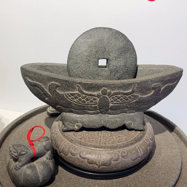 风***起石材药碾青石青石