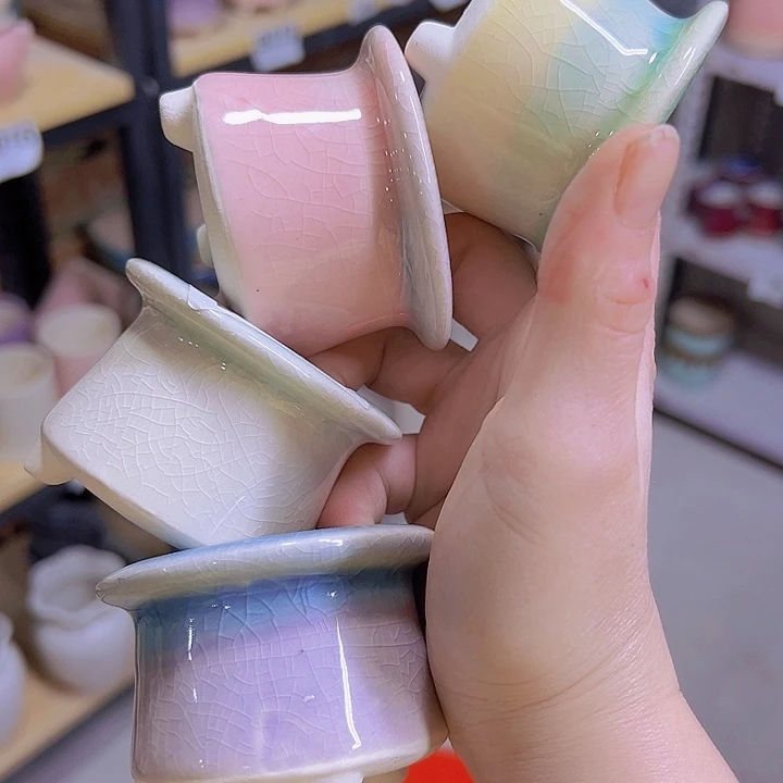 红陶陶瓷花盆单场满12包邮