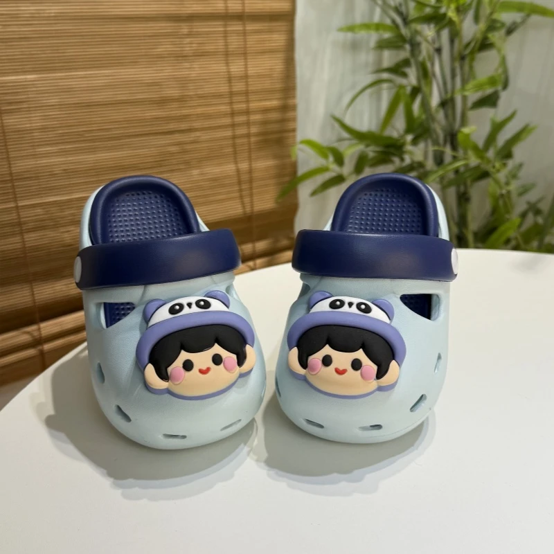 男女孩洞洞鞋EVA儿童凉拖鞋防滑室内外夏季新款软底居家卡通拖鞋
