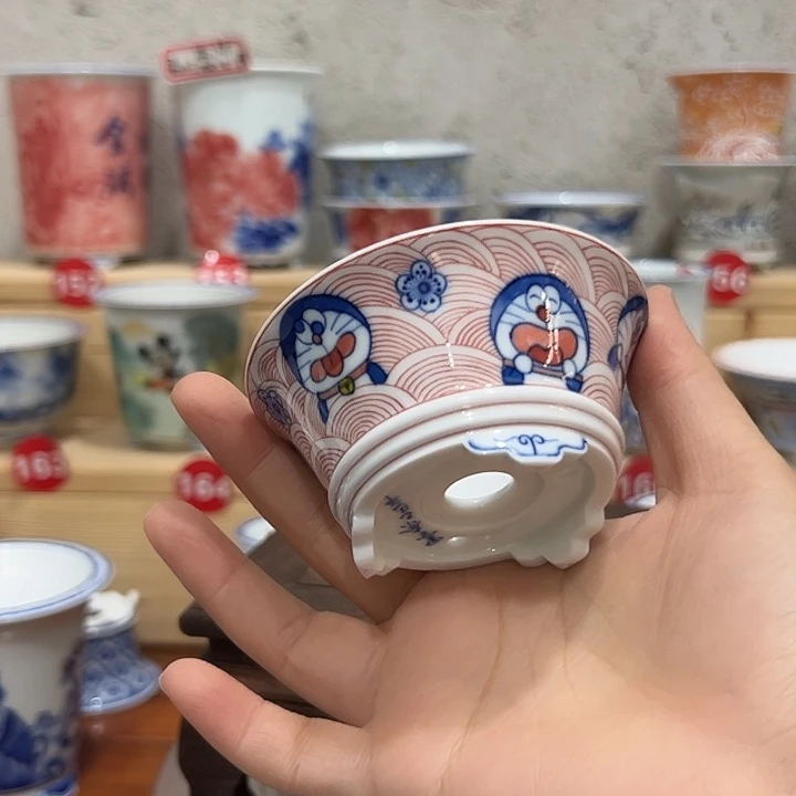 摆件墨奈手绘内口7高度4左右