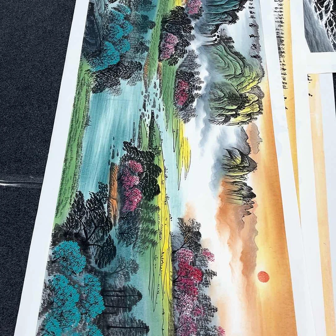 国画国画作品宣纸纯手绘