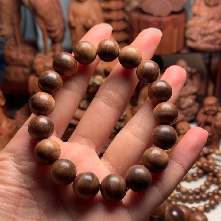 檀香木手串/手链老山檀木1.2横纹