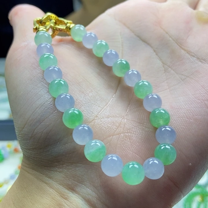 定制翡翠未镶嵌缅甸翡翠A货卡7.7