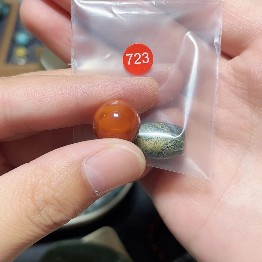 执***弃未镶嵌圆珠桶珠老型手串！！玛瑙/玉髓