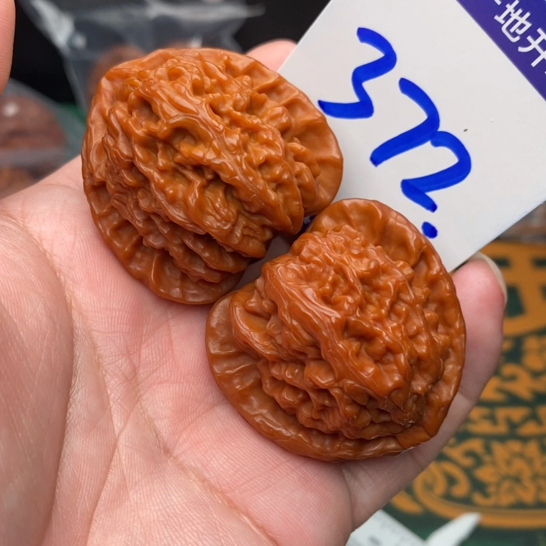 把件文玩核桃白狮子40