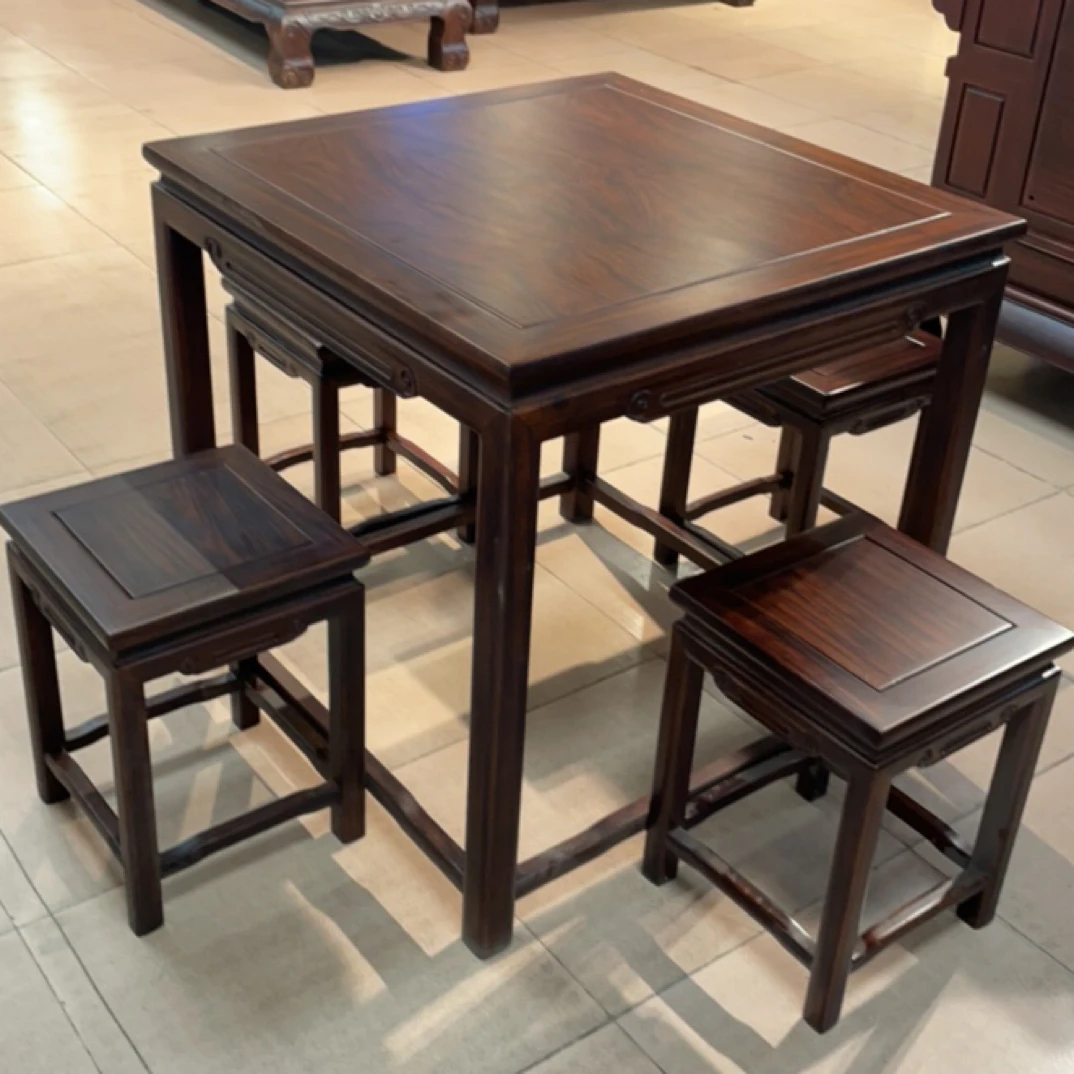 棋牌桌子大明式马蹄腿方凳简约方凳化妆凳匠心细作精工打磨