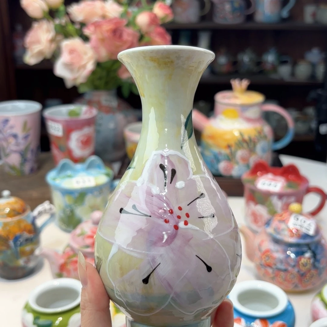 景德镇手绘高温釉下彩陶瓷茶具