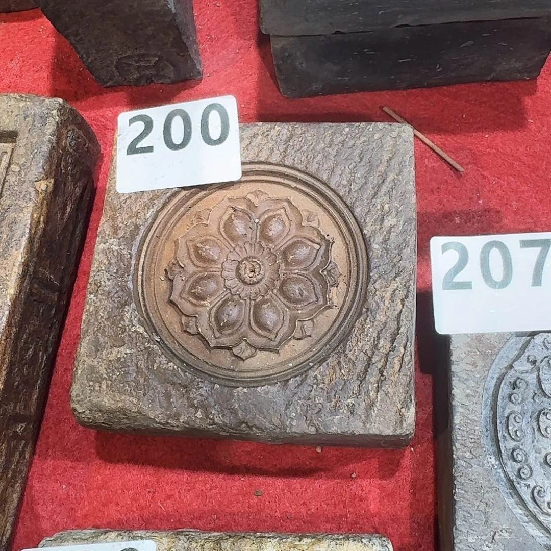 老砖茶台，砚台，画像砖