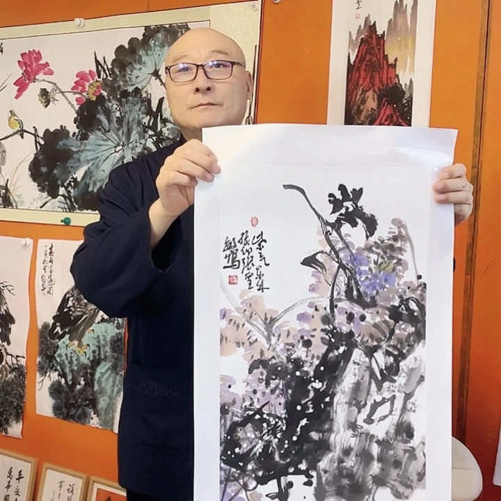 国画张圣敏先生纯手绘作品