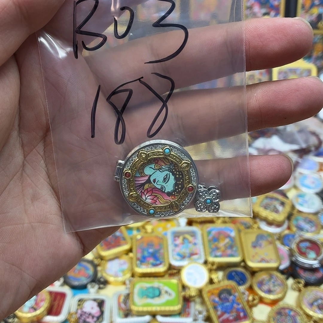 吊坠万绘唐卡非遗手绘B03