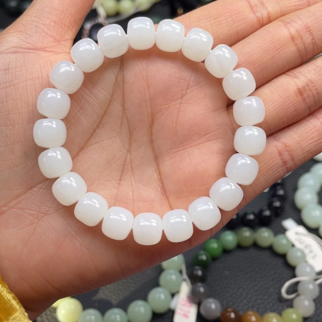 和田玉未镶嵌手链