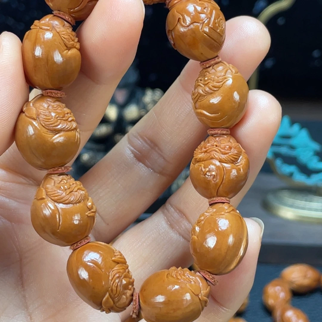 守***者橄榄核手串/手链鲨鱼背钟馗6233c