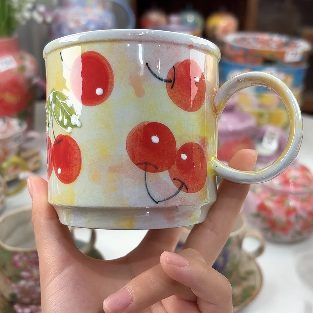 景德镇手绘高温釉下彩陶瓷茶具