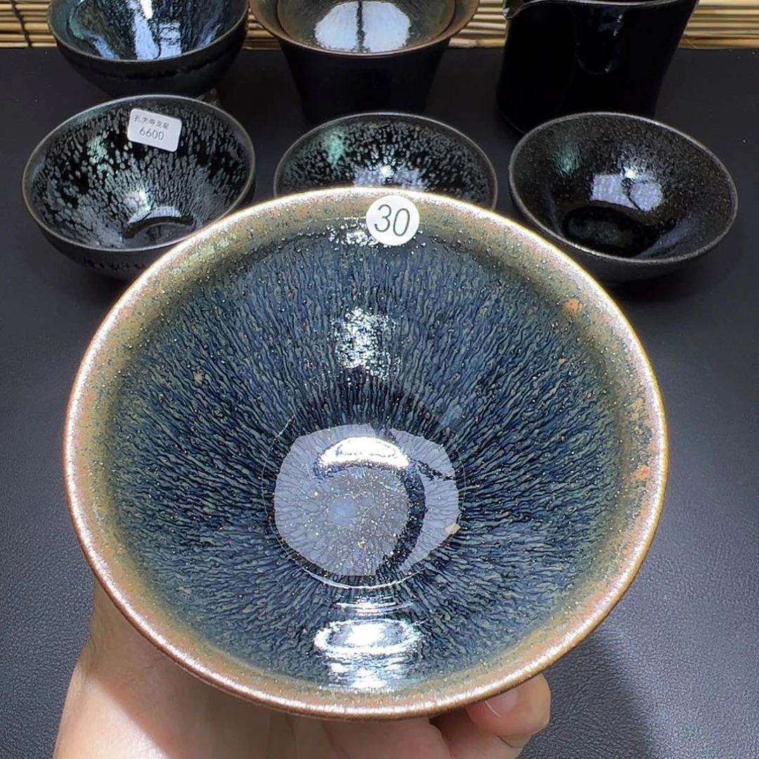 茶盏龙窑柴烧建盏