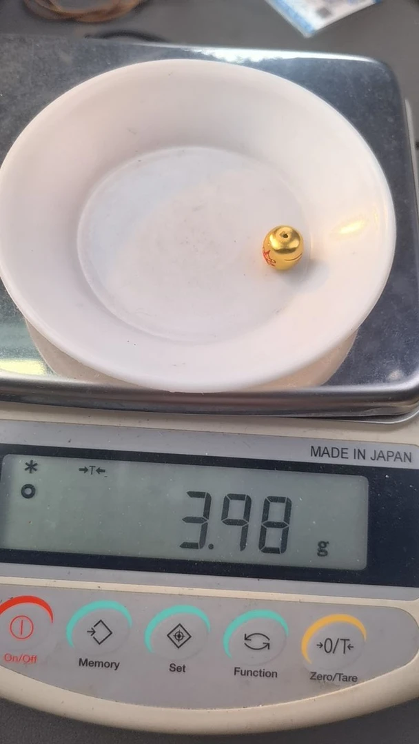 足金 卡21*28金核三通 定金 亮面