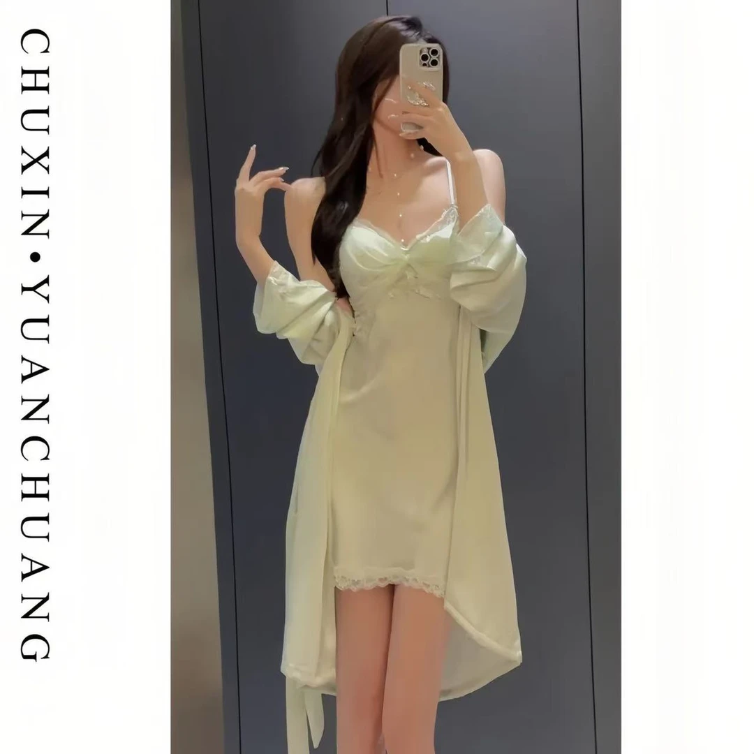 2025新款露背性感睡衣女吊带睡裙夏季蕾丝高级感1273